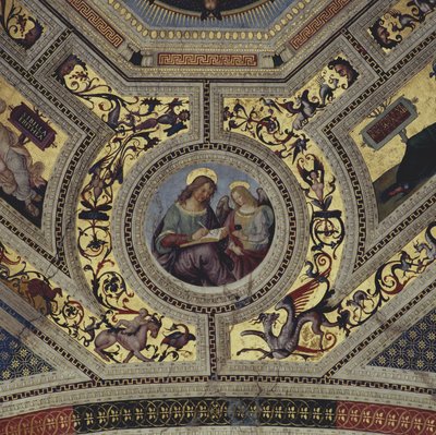 Gewölbe des Presbyteriums, Santa Maria del Popolo, Rom, ca. 1484-92 von Bernardino di Betto Pinturicchio